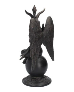 Baphomet Antik Figur Mit Ornamente -Karneval Universe baphomet mit pentagram antik figur bapohmet antique figurine gothic deco 39516 03