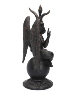 Baphomet Antik Figur Mit Ornamente -Karneval Universe baphomet mit pentagram antik figur bapohmet antique figurine gothic deco 39516 05