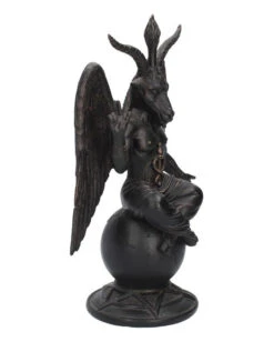 Baphomet Antik Figur Mit Ornamente -Karneval Universe baphomet mit pentagram antik figur bapohmet antique figurine gothic deco 39516 06