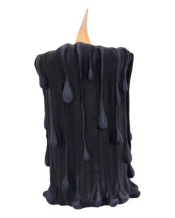 Schwarze Magie LED Kerze 19cm -Karneval Universe black magic led kerze black magic led candle halloween deko gothic deko 54011 03