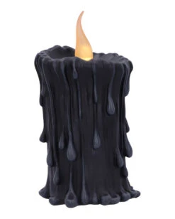 Schwarze Magie LED Kerze 19cm -Karneval Universe black magic led kerze black magic led candle halloween deko gothic deko 54011 04