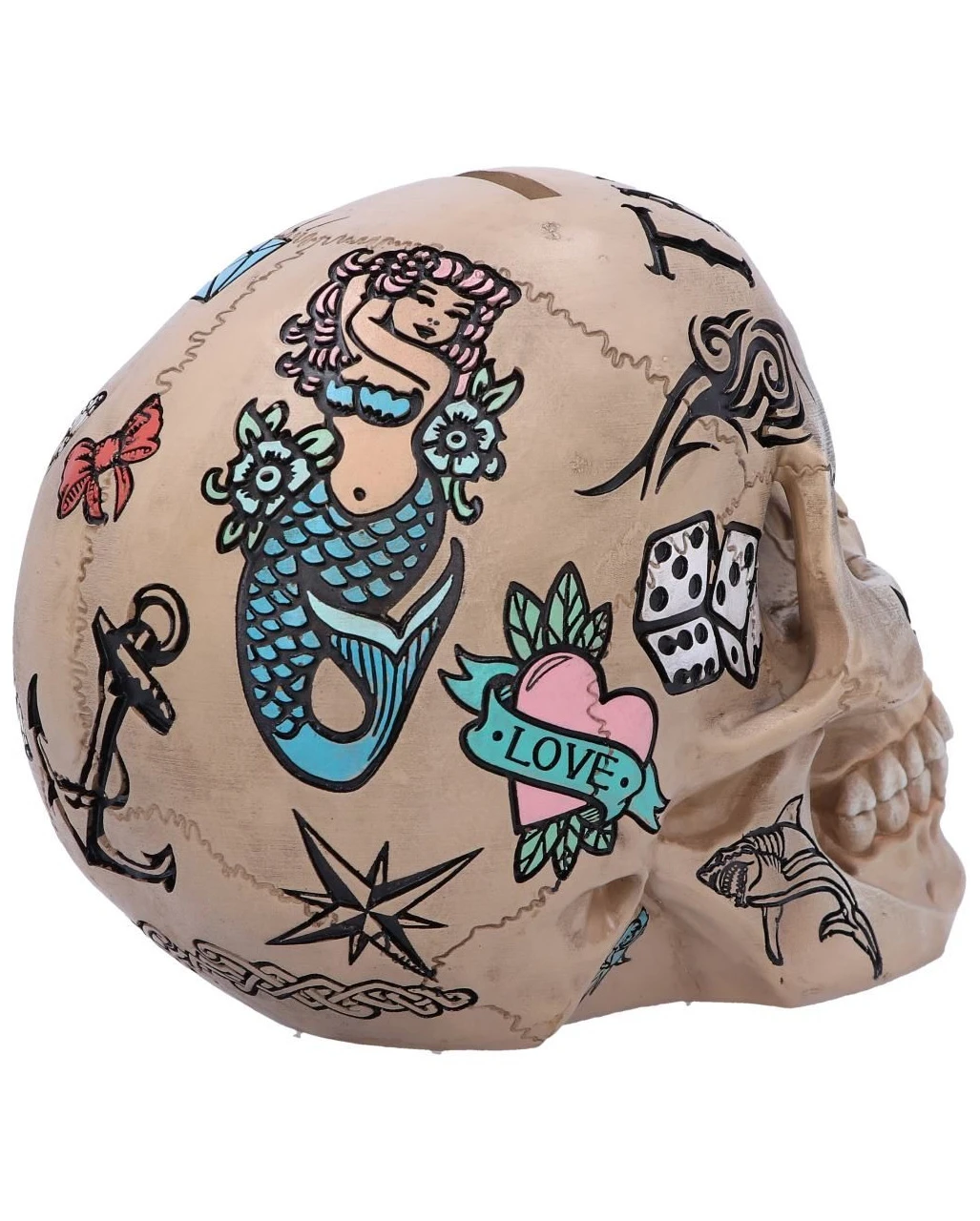 Calavera Tattoo Totenkopf Sparkasse 4 Calavera Tattoo Totenkopf Sparkasse – Bild 4