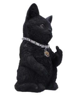 Freche Katze Zeigt Mittelfinger 16,5cm -Karneval Universe cattitude katze zeigt mittelfinger cattitude cat showing middle finger gothic deko geschenkartikel 53939 4