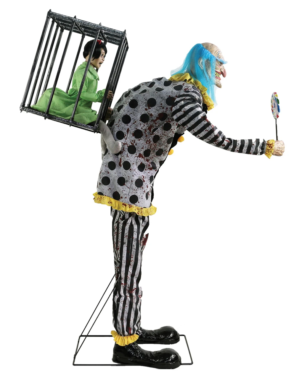 Happy Candy Clown Halloween Animatronic 3 Happy Candy Clown Halloween Animatronic – Bild 3