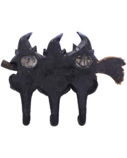 3 Kätzchen Mit Hexenhut Als Schlüsselbrett -Karneval Universe drei hexen kaetzchen als schluesselbrett witches helpers key hanger halloween wohnaccessoire 52694 05