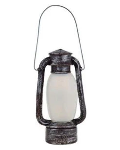 Grubenleuchte Mit Totenkopf & Licht 24cm -Karneval Universe grubenlaterne mit totenschaedel und licht 24cm mine lantern with skull and light 52831 03