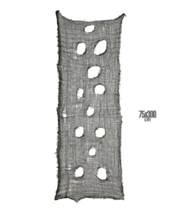 Halloween Lumpenstoff Schwarz -Karneval Universe halloween fetzenstoff schwarz halloween lumpenstoff halloween deko halloween cheesecloth black 38679 04