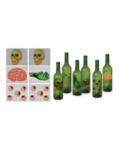 Halloween Flaschen Aufkleber 6 St. 5 Halloween Flaschen Aufkleber 6 St. -Karneval Universe halloween flaschen etiketten halloween flaschen aufkleber halloween bottle labels 39323 03