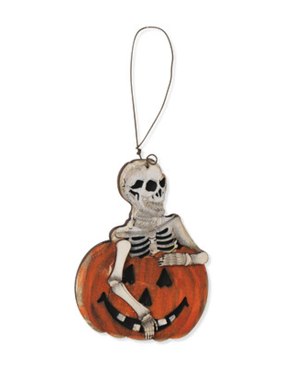 Holz Ornament Halloween Skelett In Kürbis 8cm 1 Holz Ornament Halloween Skelett In Kürbis 8cm