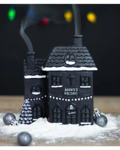 Hounted House Räucherkegel Haus 7 Hounted House Räucherkegel Haus -Karneval Universe haunted house raeucherkegel halter haunted house incense cone burner halloween homeware 53588 04