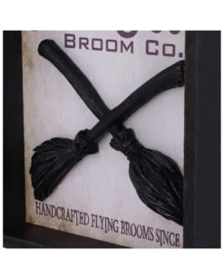 Hocus Pocus Hexenbesen Im Bilderrahmen 20cm -Karneval Universe hocus pocus hexenbesen wandbild hocus pocus witch broom wall art halloween dekoration 51063 04
