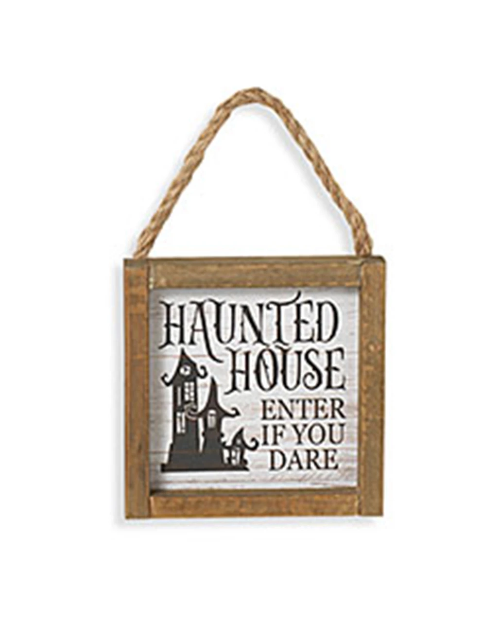 "Haunted House Enter If You Dare" Halloween Wandbild 15cm 1 "Haunted House Enter If You Dare" Halloween Wandbild 15cm