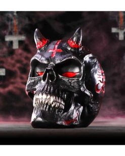 Infernal Teufels Totenschädel 20cm 13 Infernal Teufels Totenschädel 20cm -Karneval Universe infernal teufels totenkopf infernal teufels totenschaedel infernal devil skull gothic deko 54566 07
