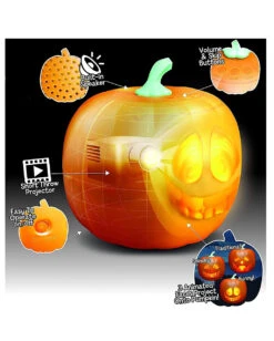 Jabberin Jack Animierter Halloween Kürbis -Karneval Universe jabberin jack sprechender halloween kuerbis jabberin jack animated halloween pumpkin halloween deko und halloween animatronics 51656 4
