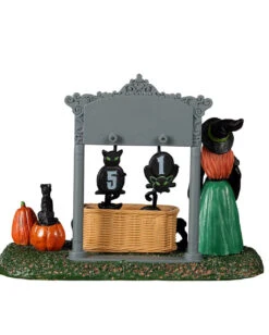 Lemax Spooky Town - Schwarzer Katzen Countdown -Karneval Universe lemax spooky town black cat countdown halloween dekoration spooky town figuren kaufen 53839 04