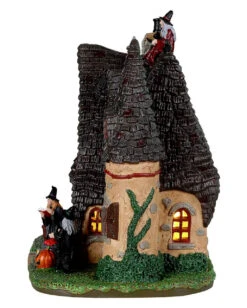Lemax Spooky Town - Das Hexenhäuschen -Karneval Universe lemax spooky town the witchs cottage halloween deko hexenhaus spooky town gebaeude 53858 3