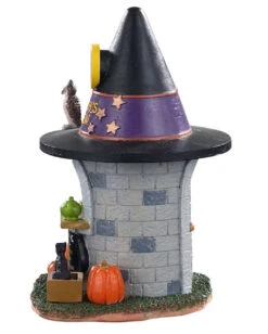 Lemax Spooky Town - Hexengebräu Kaffee -Karneval Universe lemax spooky town witches brew coffee halloween dekoration spooky town building 53628 03