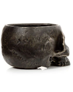 Marmorierter Gothic Totenschädel Pflanzentopf -Karneval Universe marmorierter gothic totenkopf pflanzenschale gothic totenschaedel pflanzenschale gothic skull plant pot 54615 05