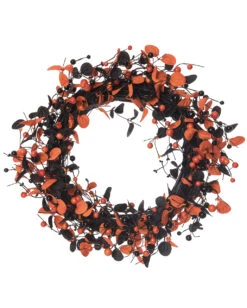 Eukalyptus Türkranz Orange-schwarz 55cm