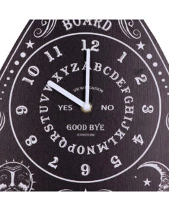 Hexenbrett Wanduhr 34cm -Karneval Universe ouija board wanduhr hexenbrett wanduhr wahrsagebrett wanduhr spirit board wallclock 53300 05