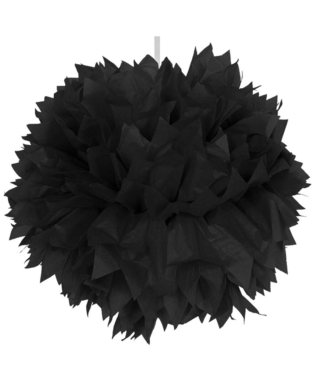 Schwarzer Pompom 30cm 1 Schwarzer Pompom 30cm