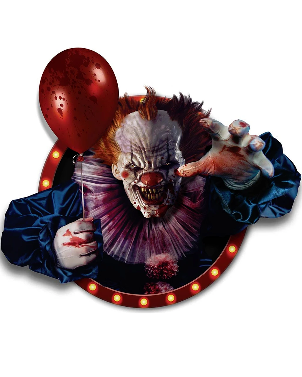 3D Deko Folie Horror Clown Selbstklebend 1 3D Deko Folie Horror Clown Selbstklebend