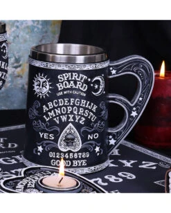 Ouija Board Bierkrug 11 Ouija Board Bierkrug -Karneval Universe spirit board biekrug ouija board bierkrug spirit board tankard halloween tischdeko 51070 06