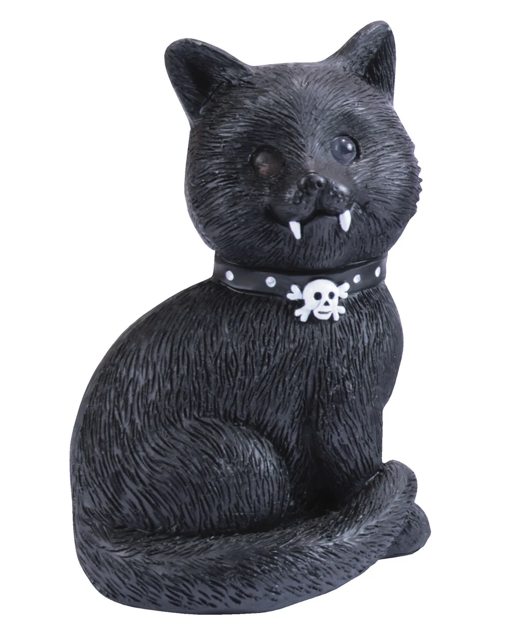 Gothic Katze Mit Roten LED Augen 2 Gothic Katze Mit Roten LED Augen – Bild 2