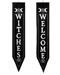 Witches Welcome Banner 2-tlg. Set